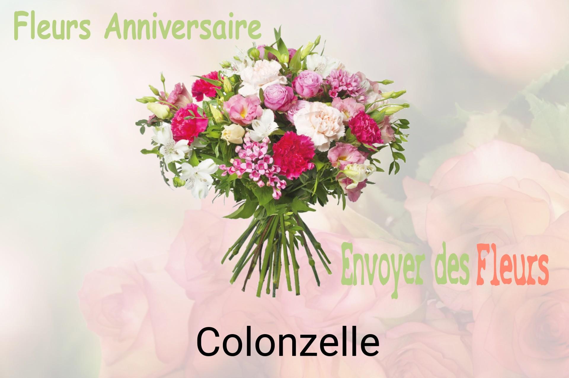 Bouquet de fleurs d’anniversaire livré à Colonzelle