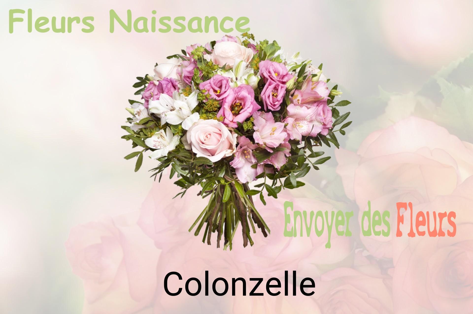 Bouquet de fleurs de naissance livré à Colonzelle
